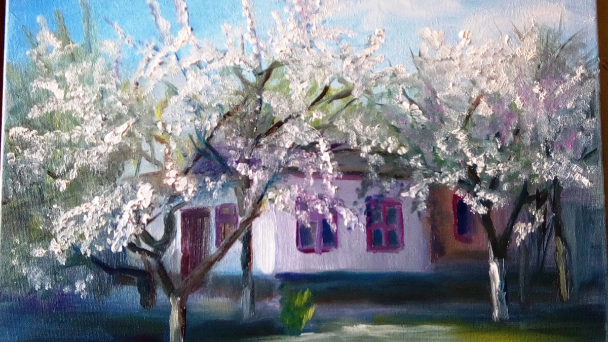 Садок вишневий коло хати