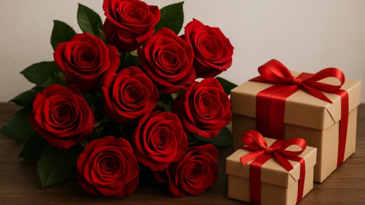 Картинки з днем народження жінці рози 2