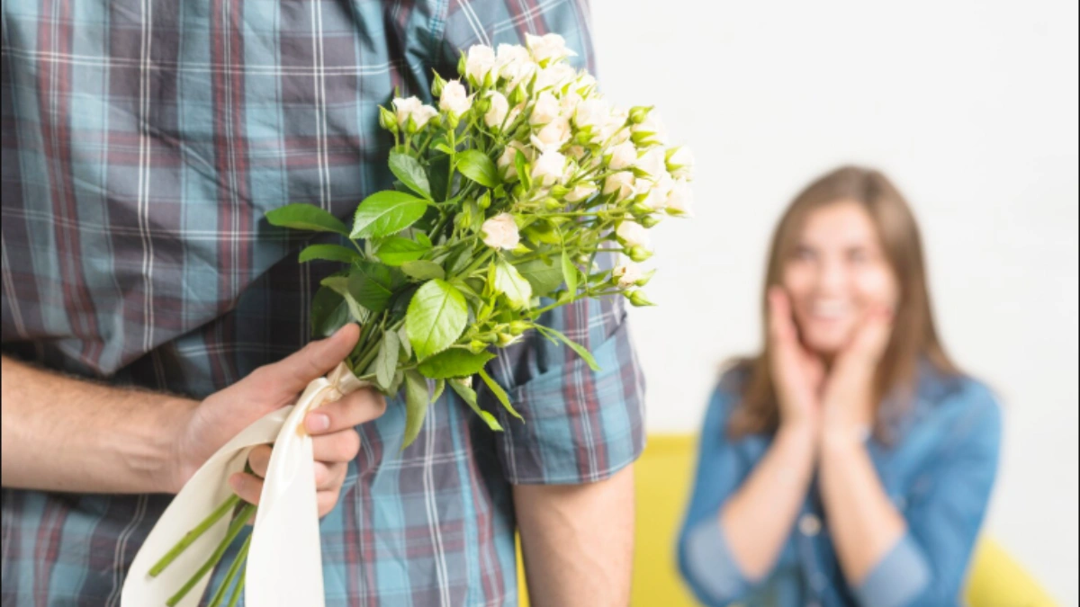 Романтичне вітання дівчині з Днем народження